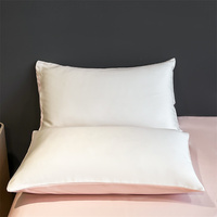 Ensemble de literie quatre pièces style simple à motif végétal, résistant à l'eau, fin et léger pour climatisation, en soie glacée lavée, pour l'été