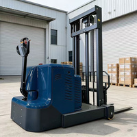 Gerbeur électrique professionnel de 1500 kg avec fourches d'entrée de 40 mm, conforme aux normes CE