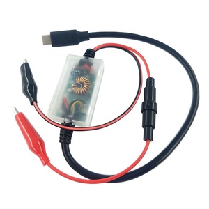 Câble de charge rapide PD pour batterie de véhicule 12V - Convertisseur élévateur de tension 5V/12V vers 13.8V/14V, sortie 2.5A pour la charge de motos/voitures - Product Image 1