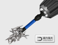 Mata Obeng Torx Magnetik Torsi Tinggi Baja S2 Lapisan Oksida Hitam OEM T10-T27 25mm/50mm