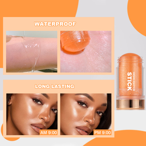 Đa Sử Dụng Không Thấm Nước Vegan Long Lanh Highlighter Bán Buôn Nhãn Hiệu Riêng Mịn Hữu Cơ Nuôi Dưỡng Highlighter Trang Điểm Dính - Product Image 5