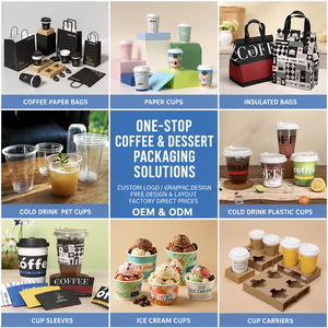 <span class=keywords><strong>Gobelets</strong></span> à café en papier à double paroi écologiques personnalisés avec logo, 6/8 oz, avec couvercles pour boissons chaudes, café, thé et bubble tea - Product Image 5