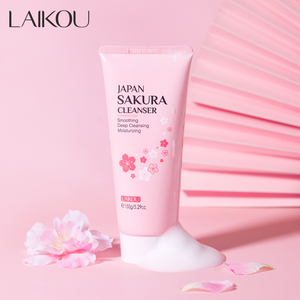 LAIKOU Japón Sakura limpiador 150g <span class=keywords><strong>Simple</strong></span> brillo y limpieza blanqueamiento lavado de cara - Product Image 6