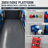 Plateforme de chargement mobile à pont large pour camions 2000x2600mm 3 tonnes hydraulique