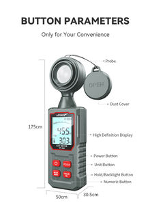 NOYAFA-Medidor de luz digital Lux y FC, equipo de prueba de iluminación para mediciones óptimas, éxito de ventas, 2017 - Product Image 6
