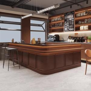 Comptoir de bar à café LED de style chinois M2, design de bar de restaurant, design de magasin de sushis, design de magasin de desserts, comptoir de boulangerie - Product Image 4