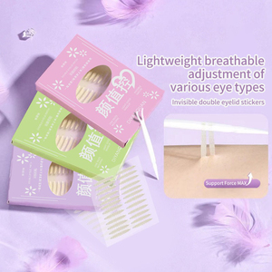 Kit de bandes adhésives pour <span class=keywords><strong>paupières</strong></span> LMLTOP, en fibre de dentelle, autocollants pour double paupière, invisibles et naturels, pour <span class=keywords><strong>paupières</strong></span> simples, outil de maquillage portable pour les voyages - Product Image 3