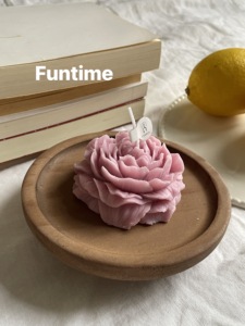 Lilin Rose Noir Oud, Lilin Aroma Gunung Berapi, Lilin Suede <span class=keywords><strong>Blanc</strong></span> & Sauvage, Set Hadiah Lilin - Product Image 4