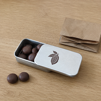Boîte coulissante en métal personnalisée pour chewing-gum, échantillon gratuit, mini boîte à menthe pour emballage de bonbons, vente en gros