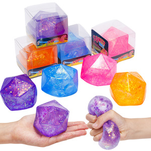 Diamond Glitter Stretchy Squeeze Candy <b>Rubber</b> Stress Relief Maltose Decompression Toy for Boys and Girls 14 Years & up - Product Image 1