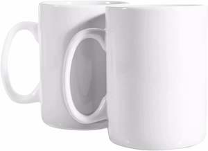 Cheaper Pure White 11oz Sublimation Blank Ceramic Coffee <b>Mug</b> <b>for</b> Christmas <b>Gift</b> - Product Image 3