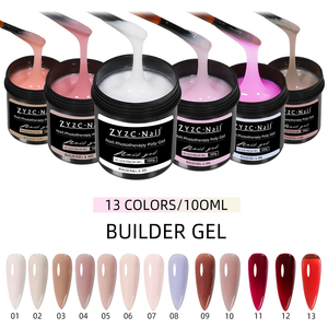 Gel UV/LED para Uñas ZYZC, 100g, Fórmula No Tóxica, 13 Colores Disponibles, para Uso Profesional y DIY - Product Image 2