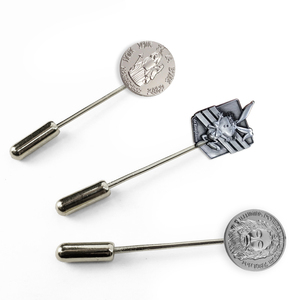 Broche de Metal Personalizado con Logotipo 3D para Regalos Corporativos, Pin de Esmalte con Palo Largo para Sombreros - Product Image 2