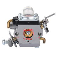 Carburateur 574386701 581734301 pour débroussailleuse thermique Husqvarna 122C 122LD 122LDX 122LK 22cc 2 temps – Ensemble de remplacement