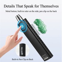 Ensemble Cadeau Lampe Torche de Luxe en Jade, Testeur UV 365nm pour Gemmes et Diamants, Boîte en Aluminium Premium, Logo Personnalisé OEM ODM REACH