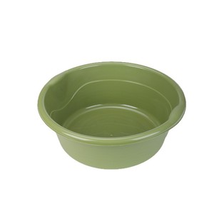 Bassine en plastique ronde verte épaissie et durable pour la maison, les dortoirs, les étudiants, les bébés, les enfants, le lavage des légumes et du linge - Product Image 1