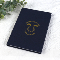 Personnalisé 2026 Tissu Lin Couverture à Faire Liste Annuel Journal Quotidien Planificateur Agenda Notebook Impression