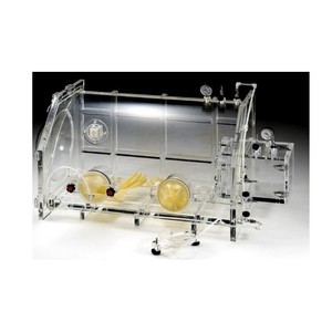 Caja de guantes acrílica JONSE sellada al vacío, material PMMA con puertos para guantes para uso en laboratorio - Product Image 2
