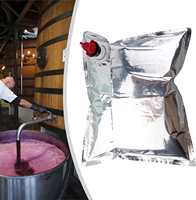 Sac aseptique personnalisé en boîte avec valve Vitop, qualité alimentaire, étanche, sac BIB 3L 5L 10L pour l'emballage de vin et de liquides