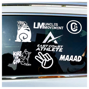 NIKO - Adhesivos Personalizados para Ventanas de Automóviles, Resistentes a los Rayos UV, Ecológicos, Impermeables, Duraderos, de Alta Resolución, Adhesivos para Vehículos Cortados a Troquel - Product Image 2