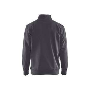 BLAKLADER - 335311589699XXL Half-<b>zip</b> 2-tone sweatshirt Mid grey/<b>Black</b> - EAN 7330509697269 WORK <b>HOODIES</b> - Product Image 2
