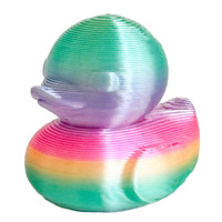 Nuevo 2026: Mini Patito Adorable de Impresión 3D PLA, Modelo Microscópico, Decoración Animal, Juguete de Paisaje, Luminoso, Bolsa Sorpresa, Maternidad