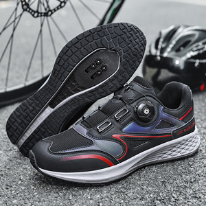 Cycling Shoes T08 Black Mesh Lining EVA Rubber Sole For Mountain Bike Sports Cycling Equipment - Product Image 1
