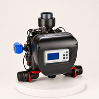 Vanne de régulation automatique électrique à contre-courant pour système de filtration d'eau centralisé avec adoucisseur et débitmètre numérique