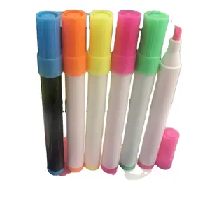 Chisel Tip Color Nib Fluorescent Marker Pen