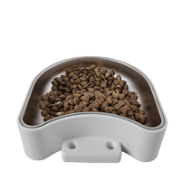Distributeur intelligent 3-en-1 pour animaux de compagnie, 8,5 L, avec caméra 4MP, contrôle via application Wi-Fi, gamelle en acier inoxydable, distributeur de nourriture et d'eau pour chats et chiens