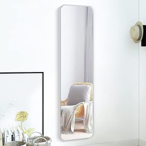 <b>Silver</b> Door <b>Mirror</b> 47 x 14 In Wall Mounted Full Length <b>Mirror</b> For Bedroom Bathroom - Product Image 2