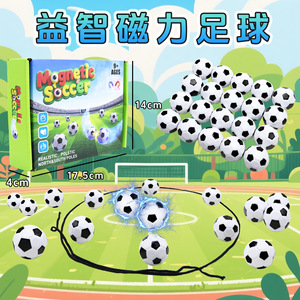 Juego de Fútbol Magnético con Cuerda y 20 Piedras en Forma de Balón para Niños y Adultos, Rompecabezas Magnético, Juegos de Estrategia para la Familia - Product Image 2