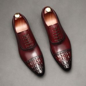 High Quality Designer Men's Formal Business Oxford Slip-On Comfort Evergreen Dress Shoes Made of Denim - Product Image 2