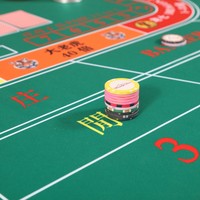 Table de jeu de Baccarat ovale de luxe moderne BBY Professional, qualité casino, structure en bois massif, feutre personnalisé, pour clubs de jeux, 4/6 joueurs