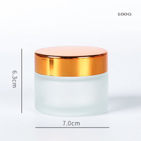 Vente en gros de pots en verre pour crème avec couvercle, de 5 à 100 g, pour crème, emballage pour soins de la peau
