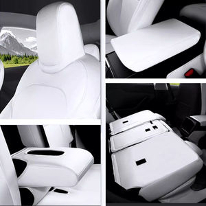 ปลอกหุ้มเบาะรถยนต์หนัง Nappa คุณภาพสูงแบบสปอร์ตสำหรับทุกฤดู รุ่น Tesla New Model Y Juniper ปี 2025 2026 แบบสั่งตัดพอดีตัว รับประกัน 1 ปี - Product Image 6