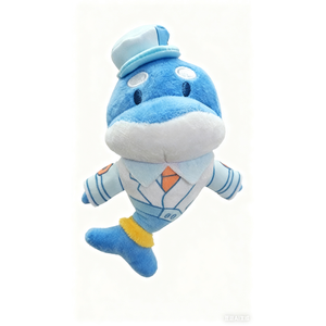 Uyeah OEM Personalisiertes Kundenspezifisches Design Niedliche Mini-Plüschtiere Marken-Maskottchen Maßgefertigter Delfin Meerestier Fisch Plüschtiere - Product Image 2