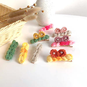 Tschick – épingles à <span class=keywords><strong>cheveux</strong></span> en tricot de laine pour bébé, pinces à <span class=keywords><strong>cheveux</strong></span>, nœuds pour fille, <span class=keywords><strong>Barette</strong></span> pour enfant, épingles d'hiver pour filles, accessoires pour enfants, pince à <span class=keywords><strong>cheveux</strong></span> rétro - Product Image 1