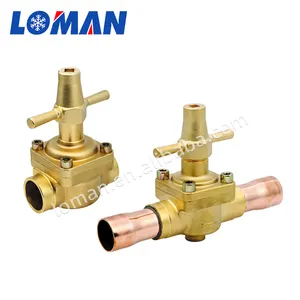 LOMAN Condensing Unit Spare Part Stop Valve Model 6512 Castel Globe Valve 7/8 1-3/8