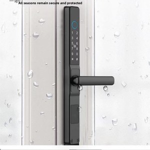 Nhà máy trực tiếp thông minh kiểm soát truy cập cảm biến khóa hẹp khung nhôm điện tử Vân tay mật khẩu khóa cửa bị hỏng cầu - Product Image 2