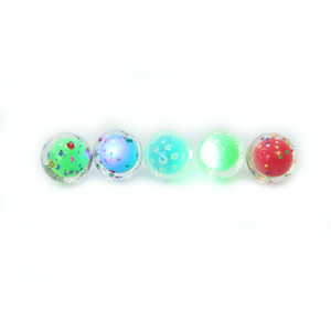 Balle rebondissante lumineuse la plus populaire avec lumière intégrée - Jouet promotionnel écologique pour enfants, couleur personnalisable - Product Image 5