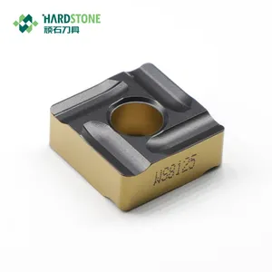 SNMG120408L-M WS8125 Tungsten Carbide Chèn Với CVD Lớp Phủ Cho Gia Công Thô Trái Gia Công Hardstone Carbide Chèn
