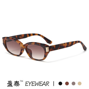 แว่นกันแดดทรงแคทอายสีดำ ยี่ห้อ Yingtai ป้องกันรังสียูวี 400 สำหรับผู้หญิง แฟชั่น - Product Image 5