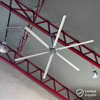 Ventiladores Industriales HVLS Comerciales de 10 a 24 pies, Ventiladores de Techo de Alta Resistencia para Almacenes, para Refrigeración en Industrias Agrícolas, Voltaje de 220V