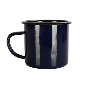 Marché de Gros de Dubaï OEM ODM Tasse en Émail Classique Blanche 400ml Personnalisée Impression par Sublimation à Chaud Transfert de Logo Personnalisé 4oz 6oz - Product Image 1