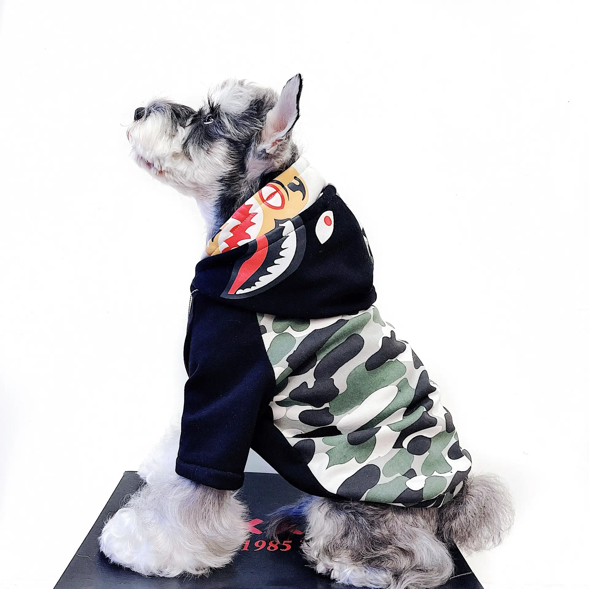 Street Trend Mode Small Shark Camouflage Design Marke Japan Korea Pet Hoodie Super Cool