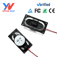 Aksesori Speaker kecil, Film PVC 4Ohm3W 40*20 * h10.2 mm 4020 4Ohm3W Speaker rongga Magnet kelas atas