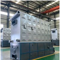Caldera de aceite térmico industrial automática de alta calidad, serie YLW3000kw, con rejilla de cadena horizontal para combustión de carbón, biomasa y leña