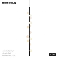 Lampe suspendue en acrylique de style nordique et minimaliste pour le chevet de la salle à manger de la cuisine intérieure moderne