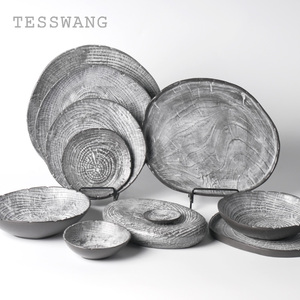 Assiettes en porcelaine <span class=keywords><strong>d</strong></span>'usine en gros, service de vaisselle en céramique personnalisé, ensembles de plats, services de table pour restaurant - Product Image 2